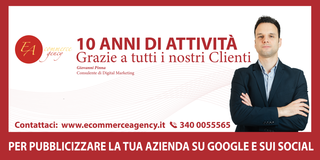 10°anniversario - EcommerceAgency.it di Giovanni Pinna